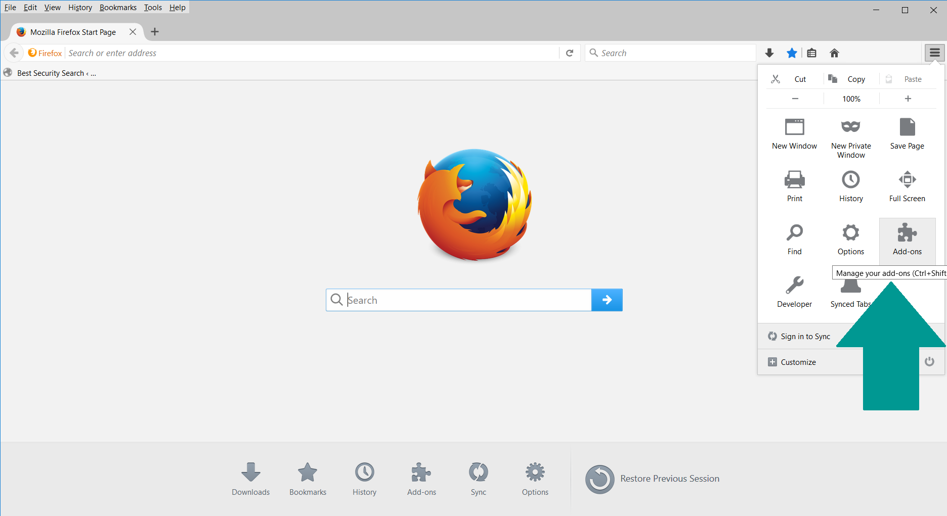 add-ons-mozilla-removal-browser-hijacker-guide