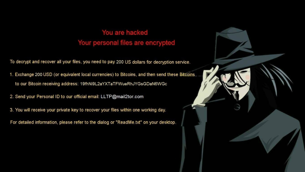 LLTP ransomware desktop image background ransom note bestsecuritysearch bss