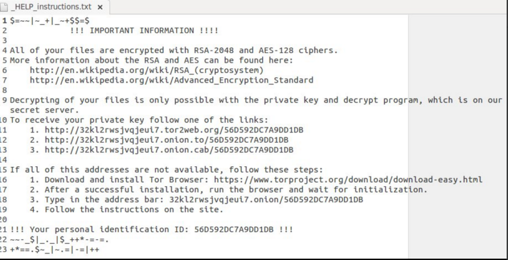 fabsyscrypto ransomware ransom note mimiking locky ransomware ransom note