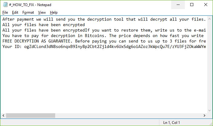 CryptoByte ransomware note image
