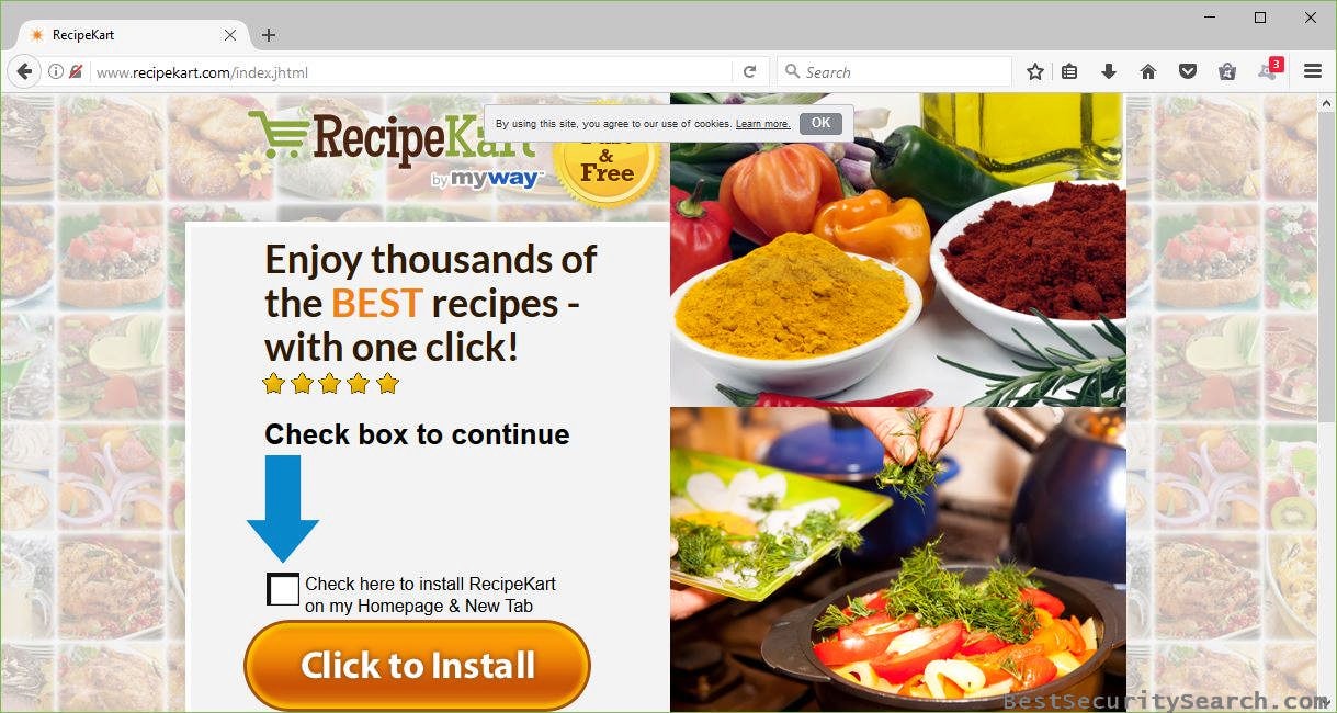 RecipeKart.com Browser Hijacker Featured Image