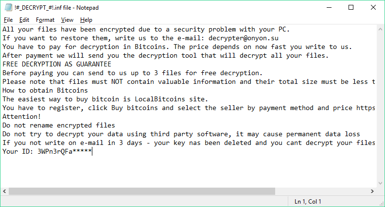 OnyonLock ransomware virus note featured image