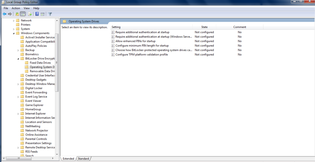Setting Up a BitLocker startup PIN Best Security Search