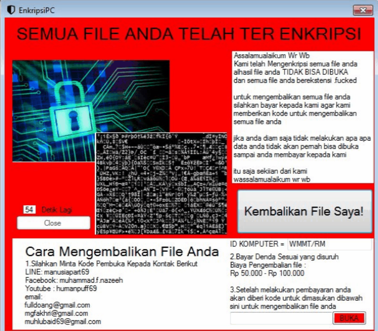 Virus Ransomware EnkripsiPC Ransomware Virus (Removal Steps and Protection Updates ...