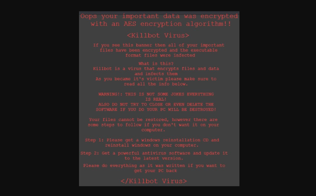 killbot virus image