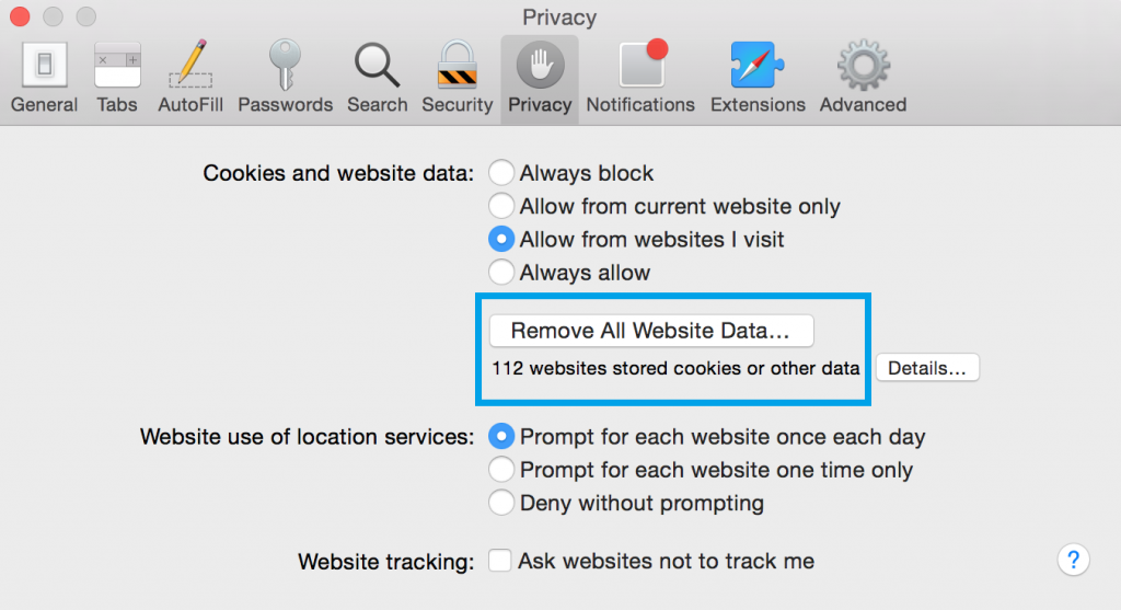 How do i get rid of qsearch on mac forever?